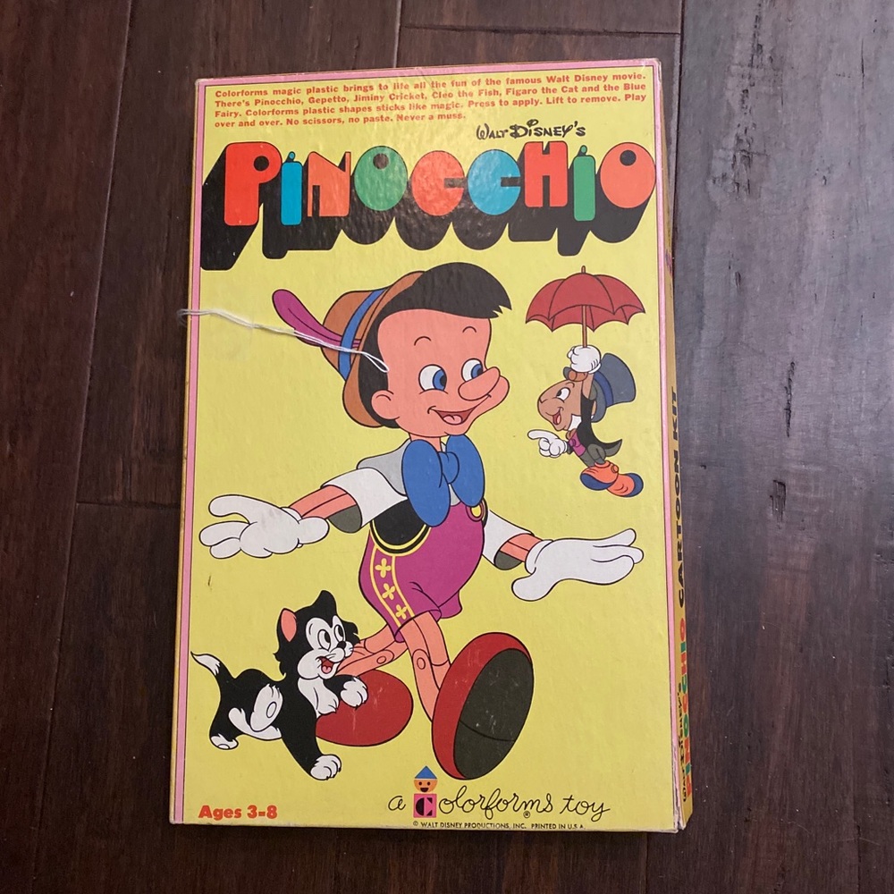 Color forms Pinocchio Walt Disney productions